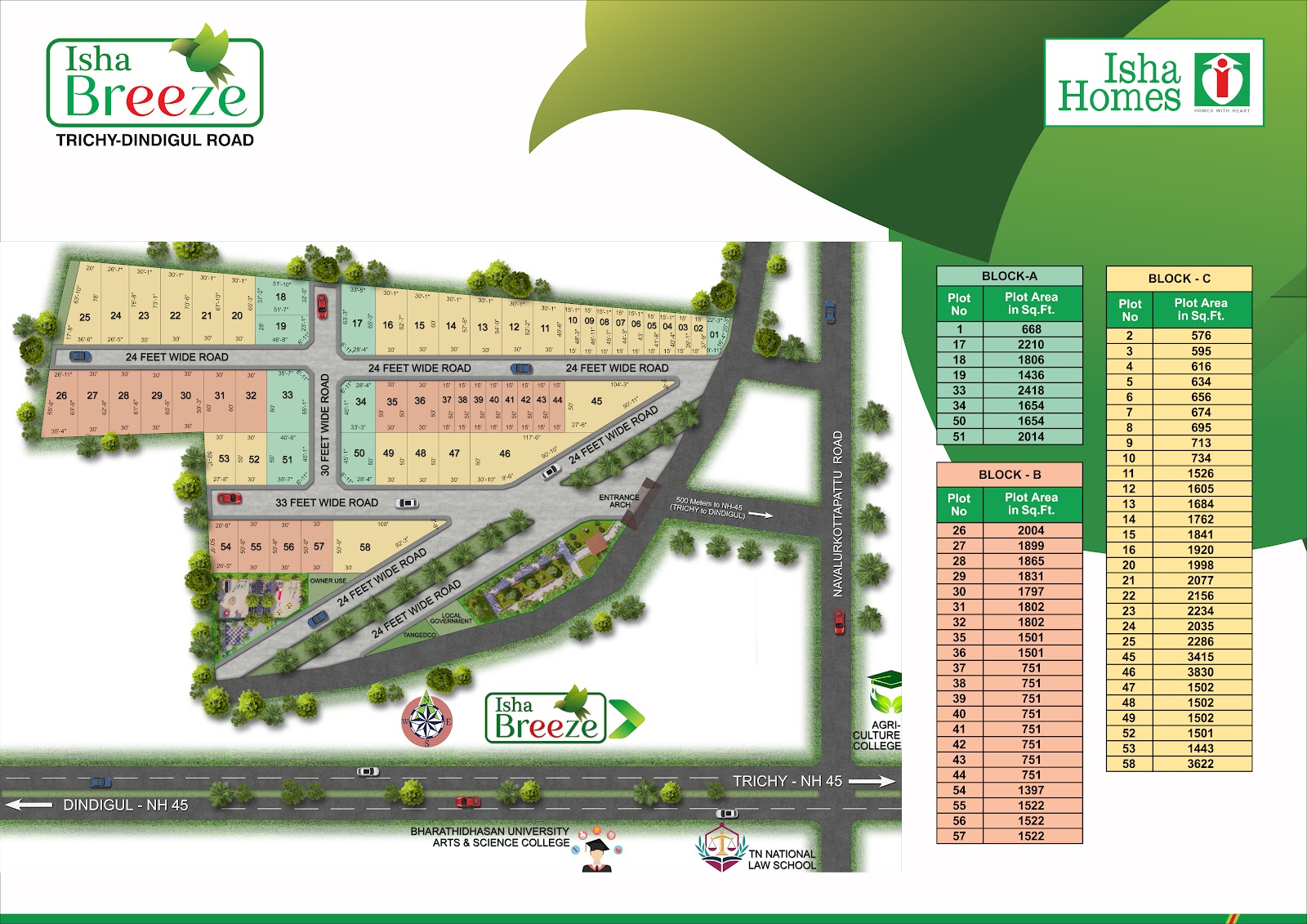 Breeze layout and pricing