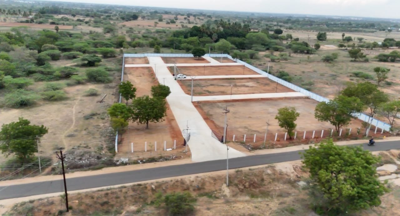 Terra40 Nalam City aerial drone view showing full site and surrounding area